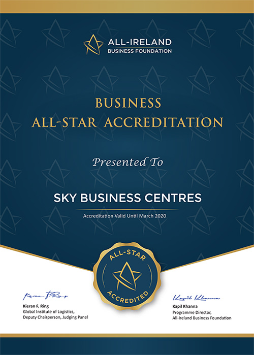 Sky Business Centres All-Star Business Accreditation